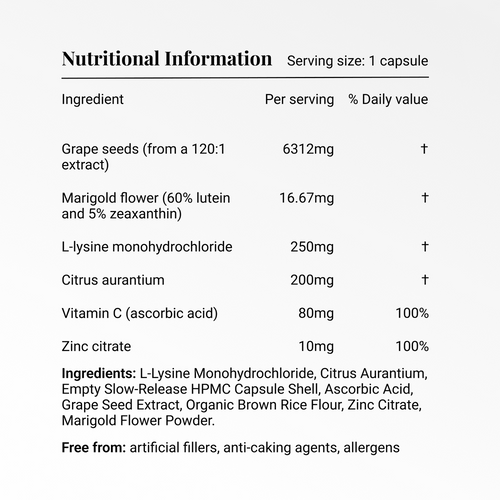 Eye Vitamin Capsules
