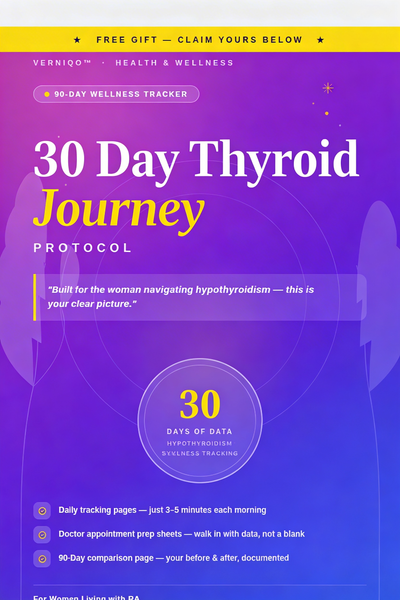 Free 30 Day Thyroid Symptom Tracker E-Book