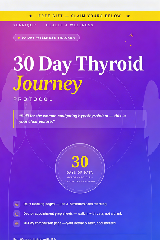 Free 30 Day Thyroid Symptom Tracker E-Book