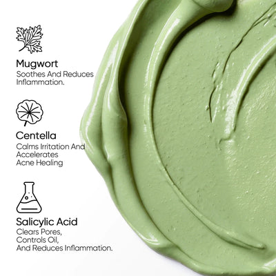 Acne Clay Mask Stick Mugwort Green