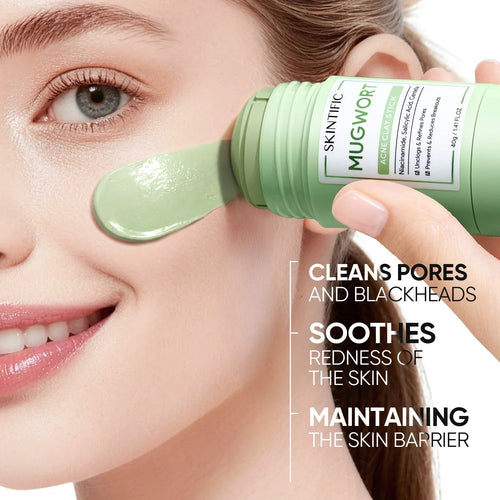 Acne Clay Mask Stick Mugwort Green