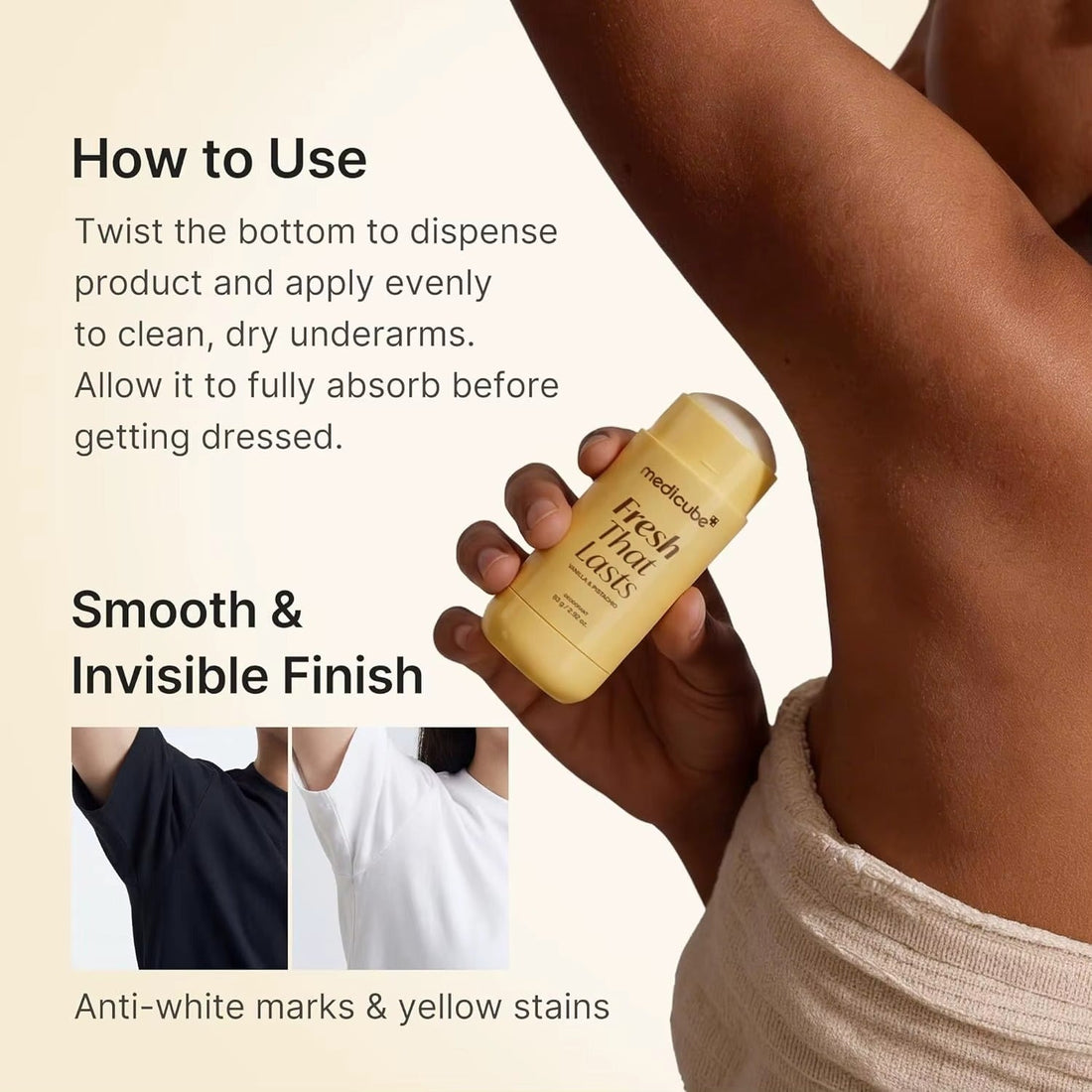 How to use and the smooth invisible finish