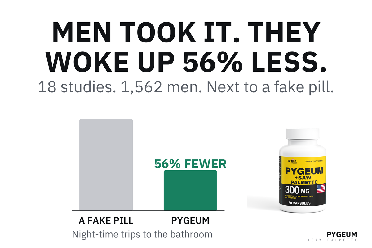 Men took it. They woke up 56% less.