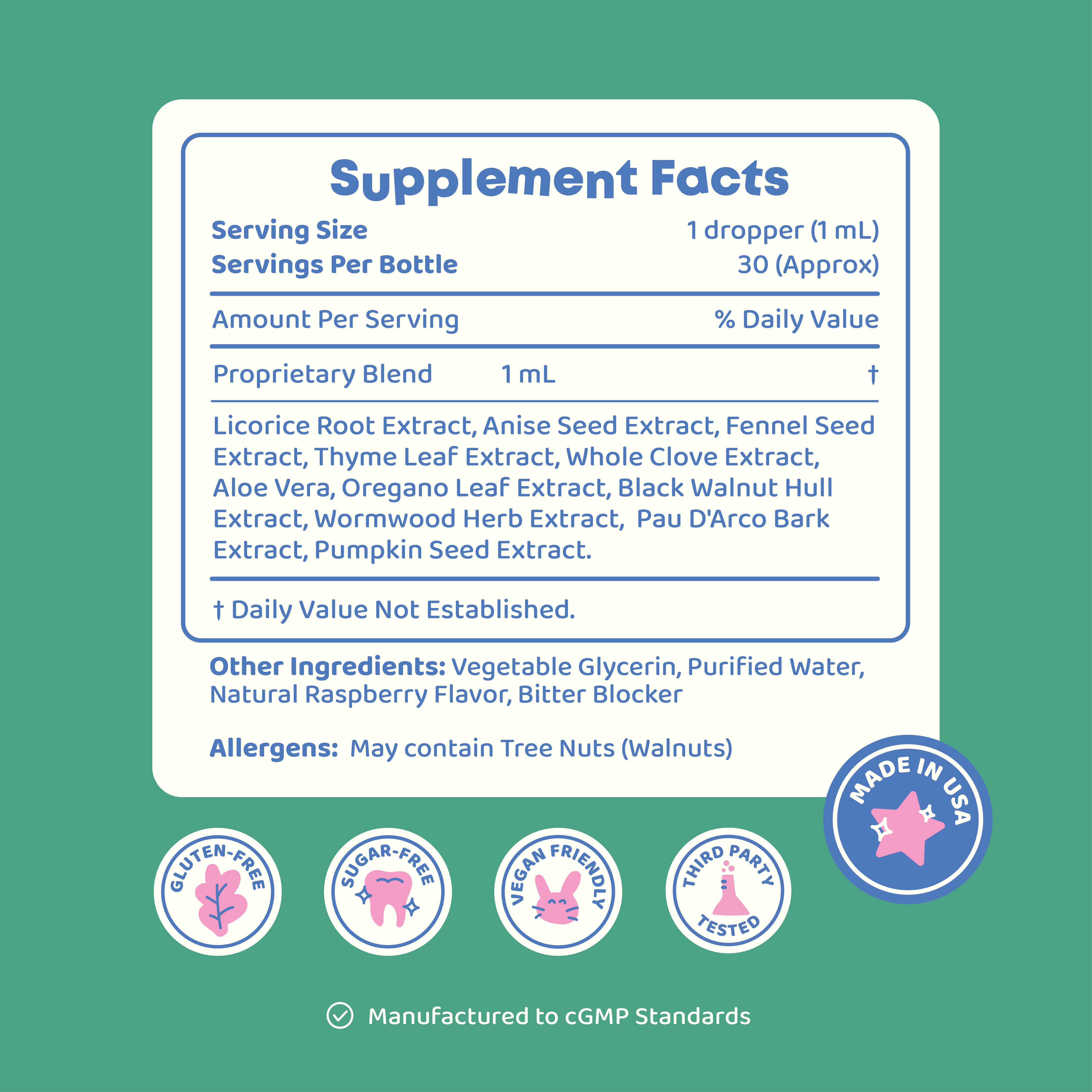Supplement facts